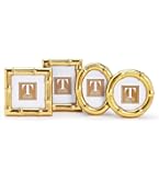 Amazon.com - Two's Company Gold Faux Bamboo Photo Frames